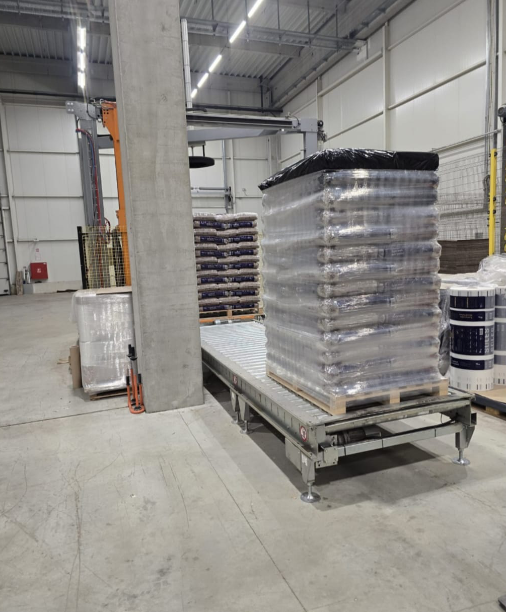 Pellets-Palette Verpackung